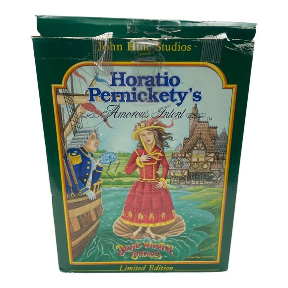 David Winter Cottages Horatio Pernickety's Amorous Intent Limited Edition in Box - Picture 8 of 10